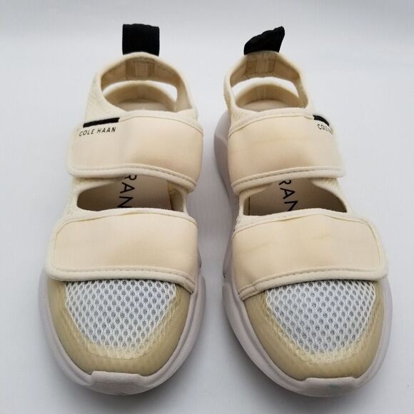 Cole Haan Women's Zerogrand Radiant Double-band Sport Sandals Size 5 B Beige - Picture 2 of 8